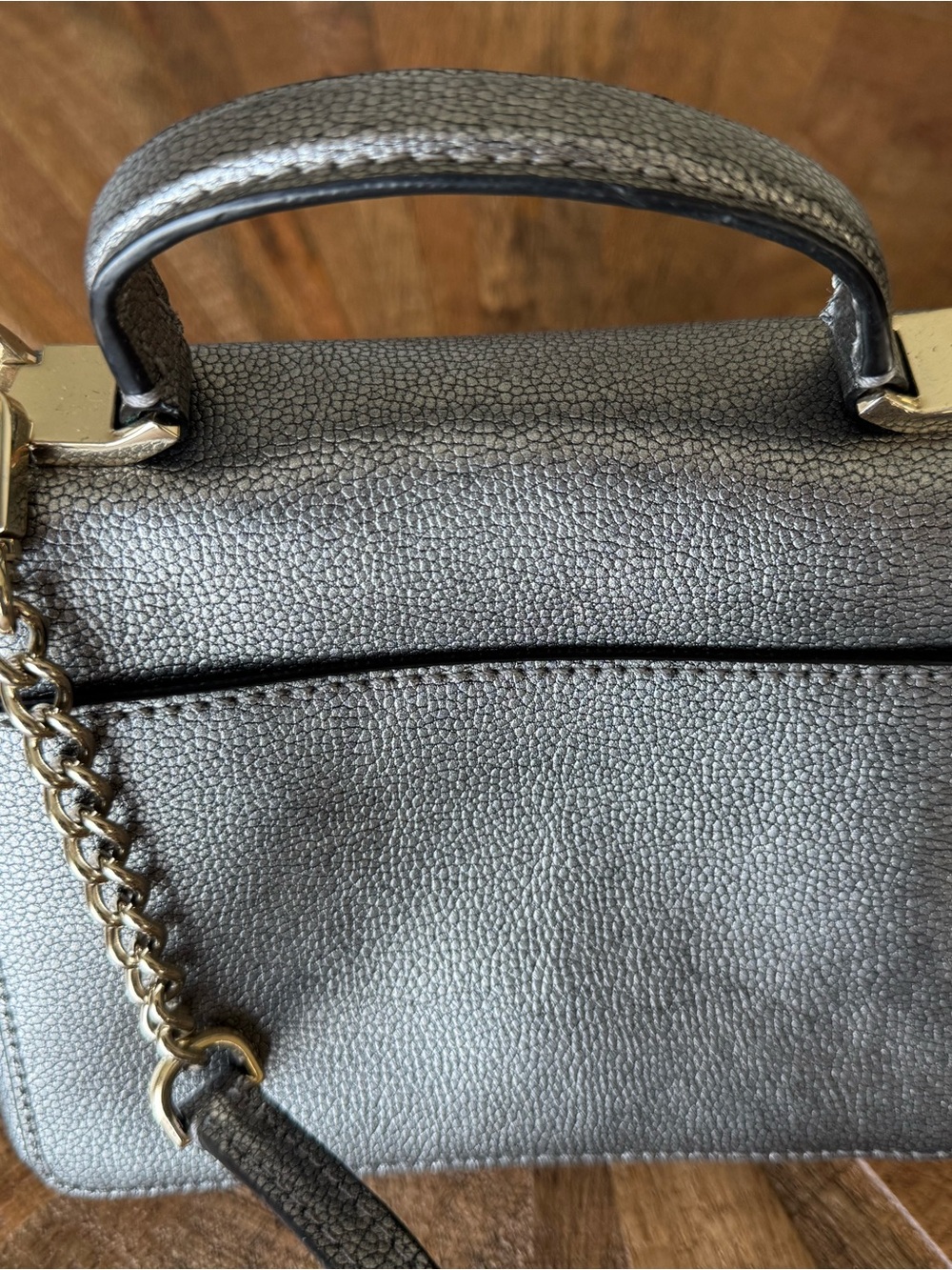 Kate Spade Patterson Drive Maisie Mini in Metallic Pebble Leather - Picture 3 of 7